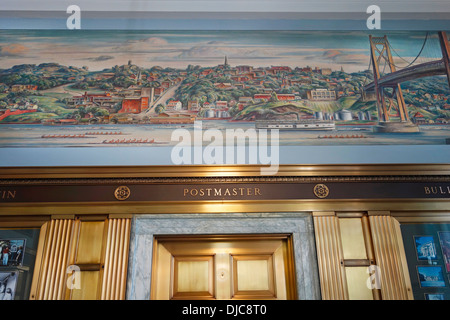 Postamt in Poughkeepsie, New York Stockfoto