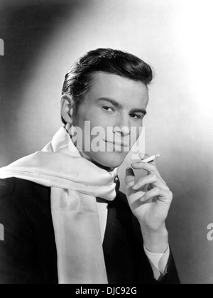 Horst Buchholz am Set des Films, Geständnisse von Felix Krull (aka Bekenntnisse des Hochstaplers Felix Krull), 1957 Stockfoto