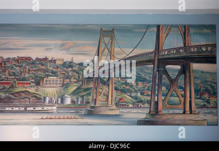 Postamt in Poughkeepsie, New York Stockfoto