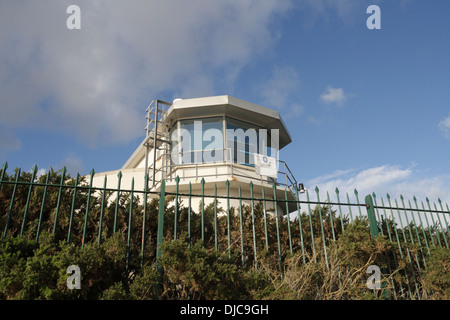 Nells Point Küste Lookout Station auf Barry Island Stockfoto