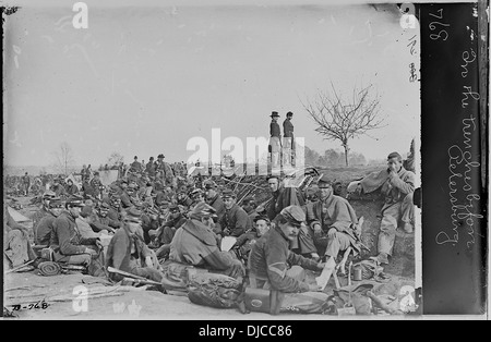 In den Schützengräben vor Petersburg, Va 173 Stockfoto