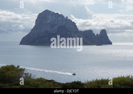 Torre es Vedra, Cala Carbo, Ibiza, Spanien Stockfoto