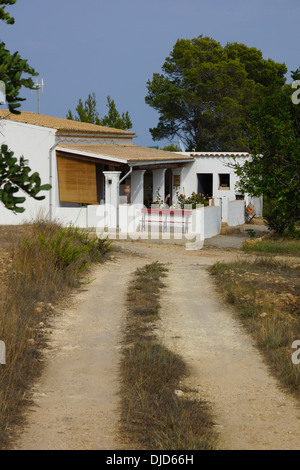 Finca südlich von Cala de Sant Vicent, Sant Joan de Labritja, Ibiza, Spanien Stockfoto