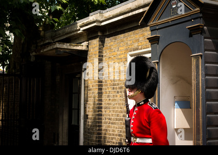 Wache an Str. Jamess Palast, London, UK Stockfoto