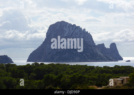 Torre es Vedra, Cala Carbo, Ibiza, Spanien Stockfoto