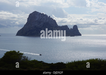 Torre es Vedra, Cala Carbo, Ibiza, Spanien Stockfoto