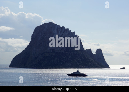 Torre es Vedra, Cala Carbo, Ibiza, Spanien Stockfoto