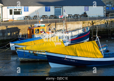 Boote im Tölt, Northumberland, UK. Stockfoto