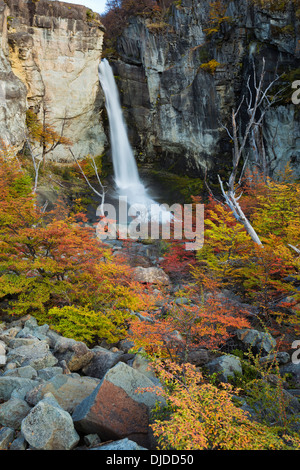 Chorrillo del Salto.El Chalten.Patagonia.Argentina Stockfoto