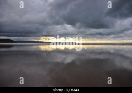 Westward Ho! Strand, Devon. Stockfoto
