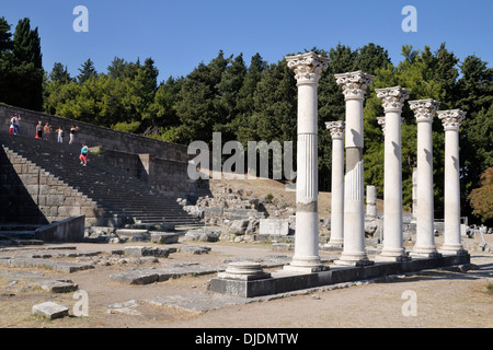 Asklepie, Kos, Griechenland Stockfoto