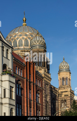 Neue Synagoge, Berlin, Fassade, Deutschland, Europa Stockfoto