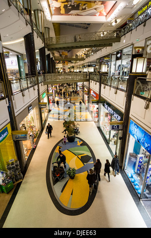 Alexa Shopping-Center, Interieur, Berlin Stockfoto
