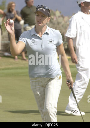 17. Oktober 2004; Palm Desert, Kalifornien, USA; LPGA Pro ANNIKA SORENSTAM während der Weltmeisterschaft von Samsung. Stockfoto