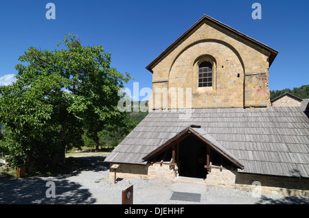 Kloster der Abtei-Benediktion Boscodon in der Nähe von Crots Embrun Hautes-Alpen oder Hautes Alps France Stockfoto