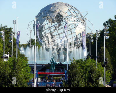 Sep 02, 2007 - New York, NY, USA - Überblick über die Unisphere aus dem Arthur Ashe Stadion bei den US Open Tennis Championships am 7. Tag.   (Kredit-Bild: © Susan Mullane/ZUMA Press) Stockfoto