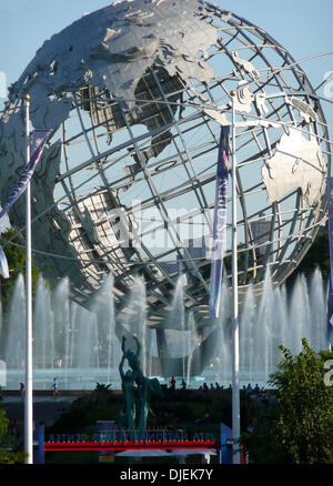 Sep 02, 2007 - New York, NY, USA - Überblick über die Unisphere aus dem Arthur Ashe Stadion bei den US Open Tennis Championships am 7. Tag.   (Kredit-Bild: © Susan Mullane/ZUMA Press) Stockfoto