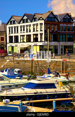 Douglas Marina und Waterfront, Douglas, Isle Of Man Stockfoto