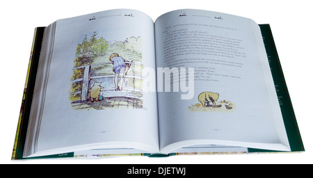 Die wunderschöne EH Shepard illustrierte Version von Winnie The Pooh von AA Milne Stockfoto