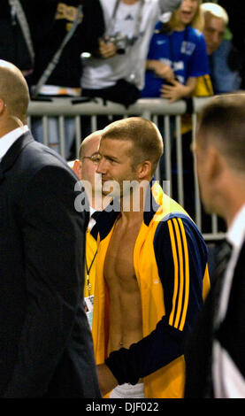 11. November 2007 - Minneapolis, Minnesota, USA - DAVID BECKHAM verlassen des Feldes nach dem Spiel. (Kredit-Bild: © Dave Brewster/Minneapolis Star Tribune/ZUMA Press) Einschränkungen: USA Tabloid Rechte heraus! Stockfoto