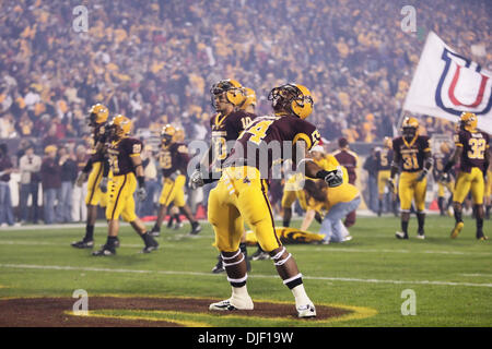 1. Dezember 2007 - Tempe, AZ Arizona State Runningback Keegan Hering #24 von der Arizona State Sun Devils vor dem Spiel gegen die Arizona Wildcats im Sun Devil Stadium in Tempe, Arizona. Max Simbron/CSM... Die Sun Devils besiegt die Wildcats 20-17 und den territorialen Pokal (Credit-Bild: © Max Simbron/Cal Sport Media) Stockfoto