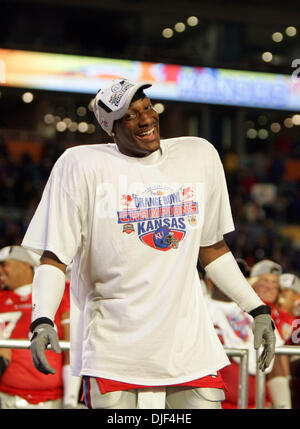 3. Januar 2008 - Bowl Miami Gardens, Florida, USA - Orange MVP AQIB TALIB. (Kredit-Bild: © Allen Eyestone/Palm Beach Post/ZUMA Press) Einschränkungen: * USA Boulevardpresse Rechte heraus * Stockfoto