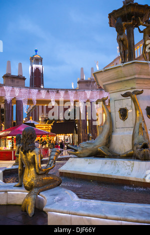 Weihnachtsschmuck im Trafford Centre, Manchester, UK. Stockfoto