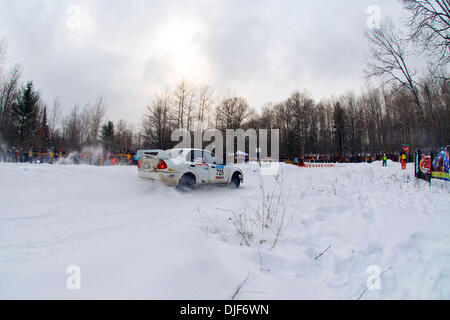 26. Januar 2008 - Atlanta, Michigan, USA - Amerika Sno Drift Rally Rallye-Atlant, Michigan. (Kredit-Bild: © David Bailey/ZUMA Press) Stockfoto