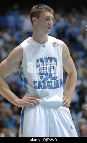 24. Februar 2008 - Chapel Hill, North Carolina, USA - NCAA College ...