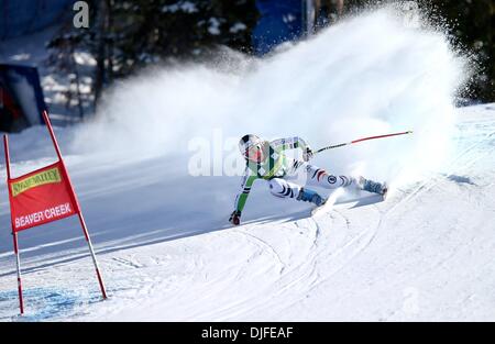 Beaver Creek, Colorado, USA. 26. November 2013. FIS-WC Damen Abfahrt Beaver Creek. Michaela Wenig (GER). Bildnachweis: Aktion Plus Sport/Alamy Live-Nachrichten Stockfoto