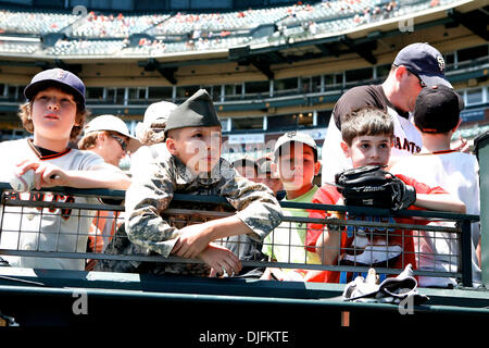 16. Juni 2010: San Francisco, Kalifornien: San Francisco Giants Gastgeber der Baltimore Orioles.  Riesen gewinnen das Spiel 6: 3. (Kredit-Bild: © Dinno Kovic/Southcreek Global/ZUMApress.com) Stockfoto