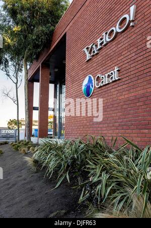 Santa Monica, Kalifornien, USA. 27. November 2013. Street View von Yahoo! Niederlassungen in Santa Monica, Kalifornien. Brian Cahn/ZUMAPRESS.com/Alamy © Live-Nachrichten Stockfoto