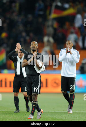 23. Juni 2010 dank - Johannesburg, Südafrika - Cacau Deutschland die Unterstützung nach der 2010 FIFA World Cup Soccer match zwischen Ghana und Deutschland im Soccer City Stadium am 23. Juni 2010 in Johannesburg, Südafrika. (Bild Kredit: Luca Ghidoni/ZUMApress.com ©) Stockfoto