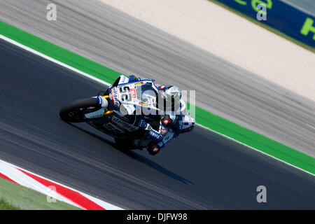 World SBK 2010 San Marino GP Misano World Circuit in Misano Adriatico Freitag qualifizierenden Praxis. James Toseland. (Kredit-Bild: © Andrea Ranalli/Southcreek Global/ZUMApress.com) Stockfoto