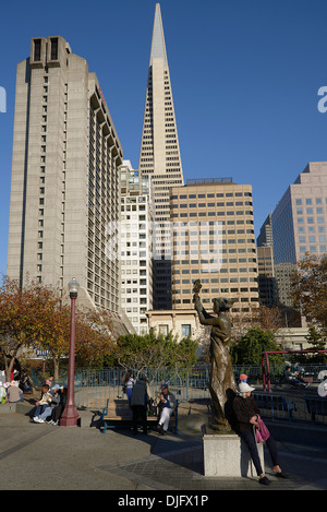 Portsmouth Square Chinatown San Francisco usa Stockfoto