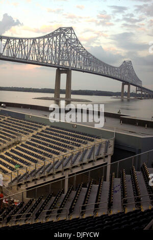 Philadelphia Union spielen im neu errichteten PPL Park in Chester, PA unter Commodore Barry Bridge. (Kredit-Bild: © Kate McGovern/Southcreek Global/ZUMApress.com) Stockfoto