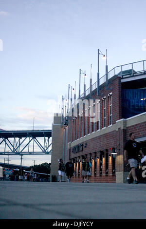 Philadelphia Union spielen im neu errichteten PPL Park in Chester, PA unter Commodore Barry Bridge. (Kredit-Bild: © Kate McGovern/Southcreek Global/ZUMApress.com) Stockfoto