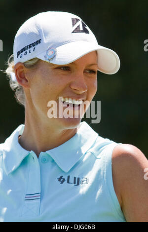 30. Juni 2010 - Sylvania, Ohio, USA - 30. Juni 2010: Sarah Jane Smith während der Owens-Illinois Promi pro-am-Veranstaltung von der Jamie Farr Owens Corning Classic präsentiert von Kroger im Highland-Wiesen-Golfclub in Sylvania, Ohio.   . Obligatorische Credit: Scott W. Grau / Southcreek Global (Kredit-Bild: © Southcreek Global/ZUMApress.com) Stockfoto