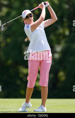 30. Juni 2010 - Sylvania, Ohio, USA - 30. Juni 2010: Paula Creamer während der Owens-Illinois Promi pro-am-Veranstaltung von der Jamie Farr Owens Corning Classic präsentiert von Kroger im Highland-Wiesen-Golfclub in Sylvania, Ohio.   . Obligatorische Credit: Scott W. Grau / Southcreek Global (Kredit-Bild: © Southcreek Global/ZUMApress.com) Stockfoto