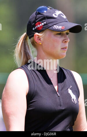 30. Juni 2010 - Sylvania, Ohio, USA - 30. Juni 2010: Morgan Pressel während der Owens-Illinois Promi pro-am-Veranstaltung von der Jamie Farr Owens Corning Classic präsentiert von Kroger im Highland-Wiesen-Golfclub in Sylvania, Ohio.   . Obligatorische Credit: Scott W. Grau / Southcreek Global (Kredit-Bild: © Southcreek Global/ZUMApress.com) Stockfoto