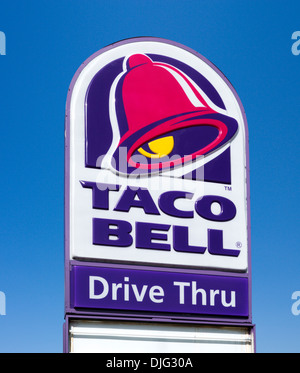 Taco Bell Restaurant, Haines City, Zentral-Florida, USA Stockfoto