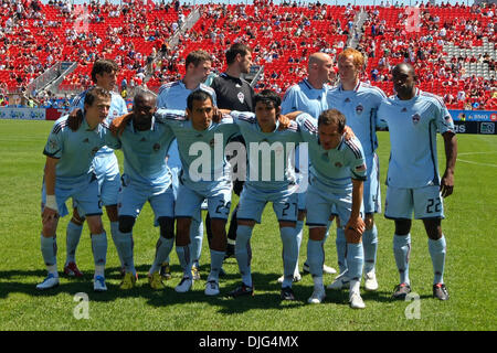 10. Juli 2010 - Toronto, Ontario, Kanada - 10. Juli 2010: Toronto FC findet am Colorado Rapids im BMO Field in Toronto, Ontario. Toronto besiegt Colorado 1-0..Mandatory Credit: Anson Hung / Southcreek Global (Credit-Bild: © Southcreek Global/ZUMApress.com) Stockfoto