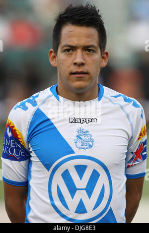 15. Juli 2010: Puebla FC MF #29 Rodrigo Salinas vor dem Pachuca Spiel von CD Chivas USA Vs Puebla FC im Home Depot Center in Carson, Kalifornien. Puebla FC ging auf CD Chivas USA mit einem Endstand von 2: 1 besiegen. Obligatorische Credit: Brandon Parry / Southcreek Global (Kredit-Bild: © Brandon Parry/Southcreek Global/ZUMApress.com) Stockfoto