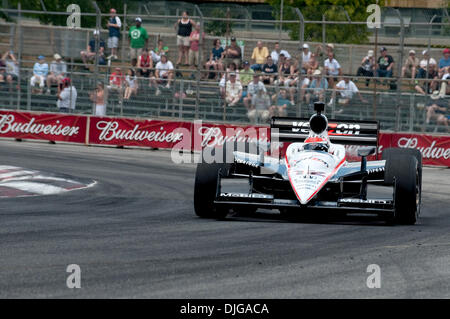 17. Juli 2010 - Toronto, Ontario, Kanada - 17. Juli 2010: Willenskraft in Aktion während der Qualifikation für die Honda Indy an Exhibition Place in Toronto, ON. (Kredit-Bild: © Oliver Tag/Southcreek Global/ZUMApress.com) Stockfoto