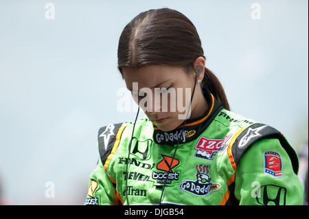 17. Juli 2010 - Toronto, Ontario, Kanada - 17. Juli 2010: Danica Patrick in der Honda Indy an Exhibition Place in Toronto, ON, Canada. : Obligatorisch Oliver Tag / Southcreek Global (Kredit-Bild: © Southcreek Global/ZUMApress.com) Stockfoto