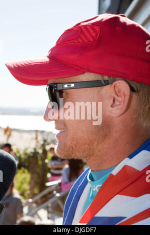 19. Juli 2010 - Jeffreys Bay, Südafrika - zweiter Platz Sieger ADAM MELLING aus Australien. (Kredit-Bild: © Daren Fentiman/ZUMApress.com) Stockfoto