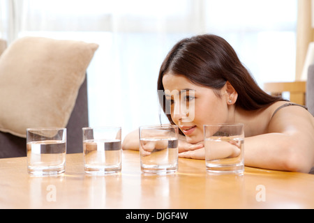 Östlichen Woman Casual-Lifestyle Stockfoto