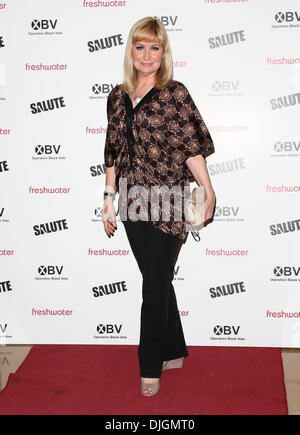 Sian Lloyd Salute UK Filmpremiere statt, bei der kann Fair Hotel in London, England - 11.07.12 Stockfoto