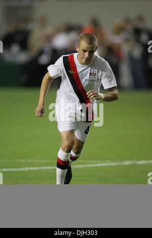 28. Juli 2010 - Atlanta, Georgia, Vereinigte Staaten von Amerika - 28. Juli 2010: Manchester Citys Nedum Onuoha. Manchester City besiegte Club America im Elfmeterschießen der Aarons International Soccer Challenge in Atlanta, Georgia. Obligatorische Credit: Jeremy Brevard/Southcreek Global (Kredit-Bild: © Southcreek Global/ZUMApress.com) Stockfoto