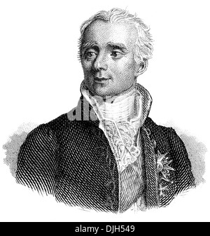 Portrait von Pierre-Simon, Marquis de Laplace, 1749-1827, französischer Mathematiker und Astronom Stockfoto